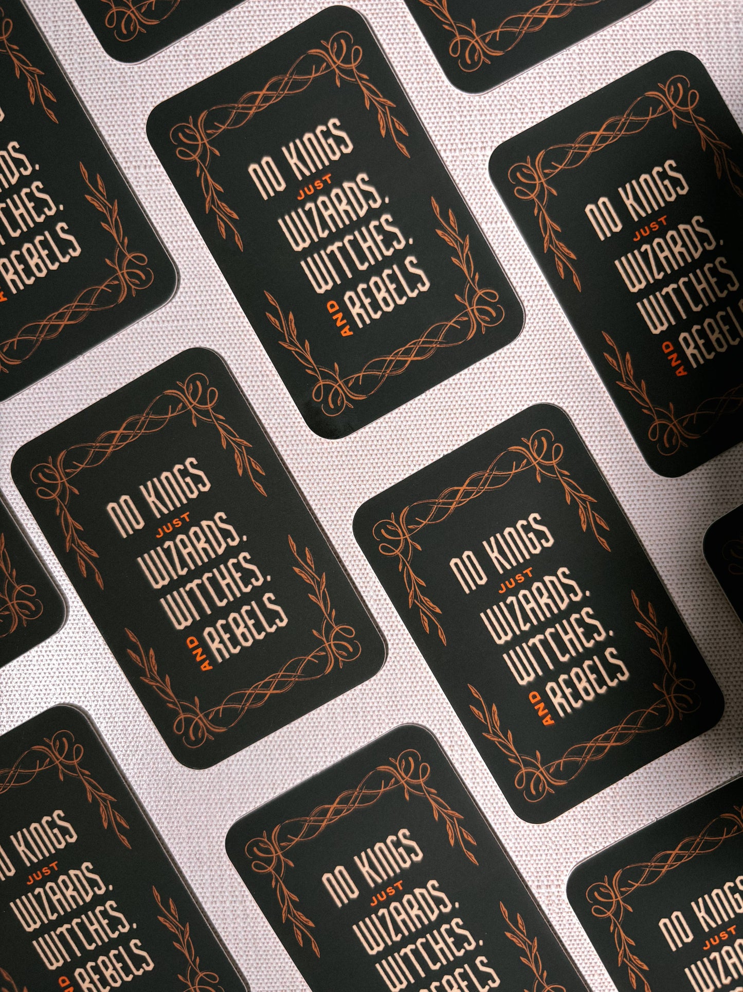 No Kings Just Wizards and Witches - Vinyl Sticker