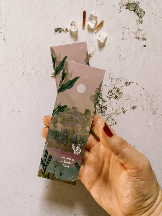 Haunted Forest Bookmark