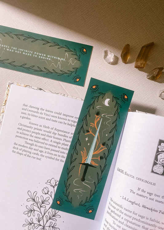 Strength Affirmation Spell Bookmark