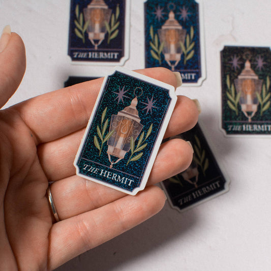 Hermit Tarot Card - Vinyl Sticker