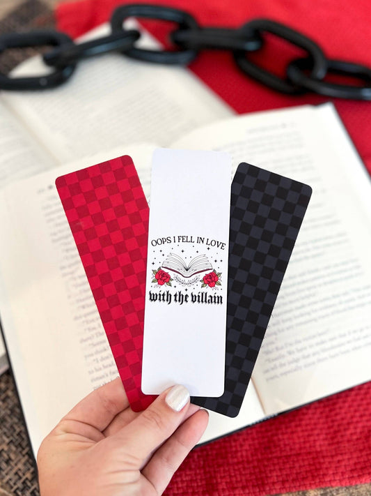 Villain Lover Bookmark, Soft Touch Matte